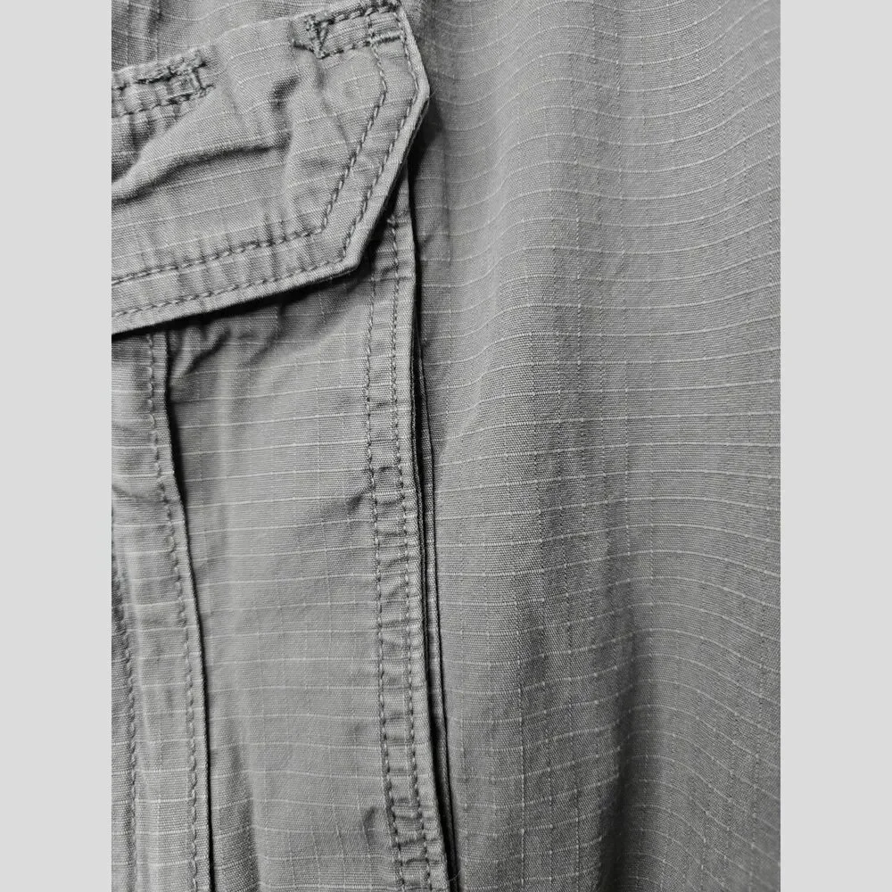 Men's Carhartt Cargo Pants Force Relaxed Fit Grey Ripstop 38 X 32 (38 X 30)